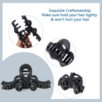 Bronson Professional Hair Claw Clip Hair Clutcher - Matte Black | Grocsy