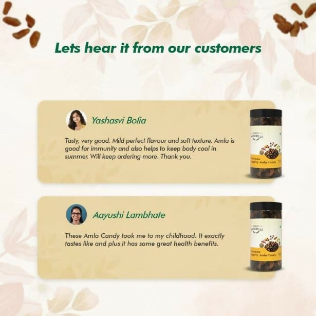 Farm Naturelle Chatpata Jaggery Amla Candy - Tangy | Grocsy
