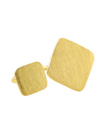 NVR Women Gold-Polished Adjustable Finger Ring | Grocsy