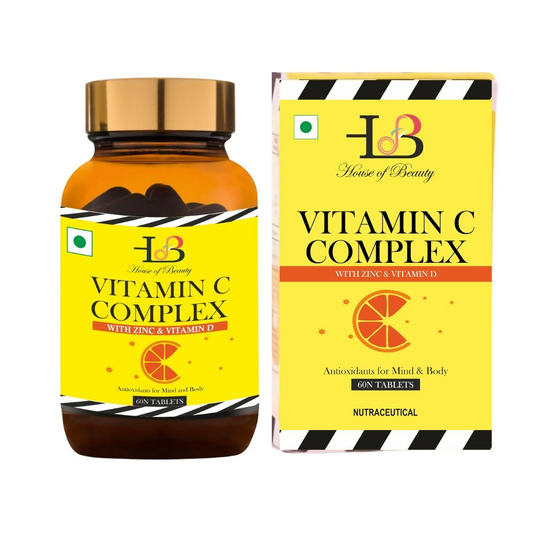 House of Beauty Vitamin C Complex Tablets | Grocsy