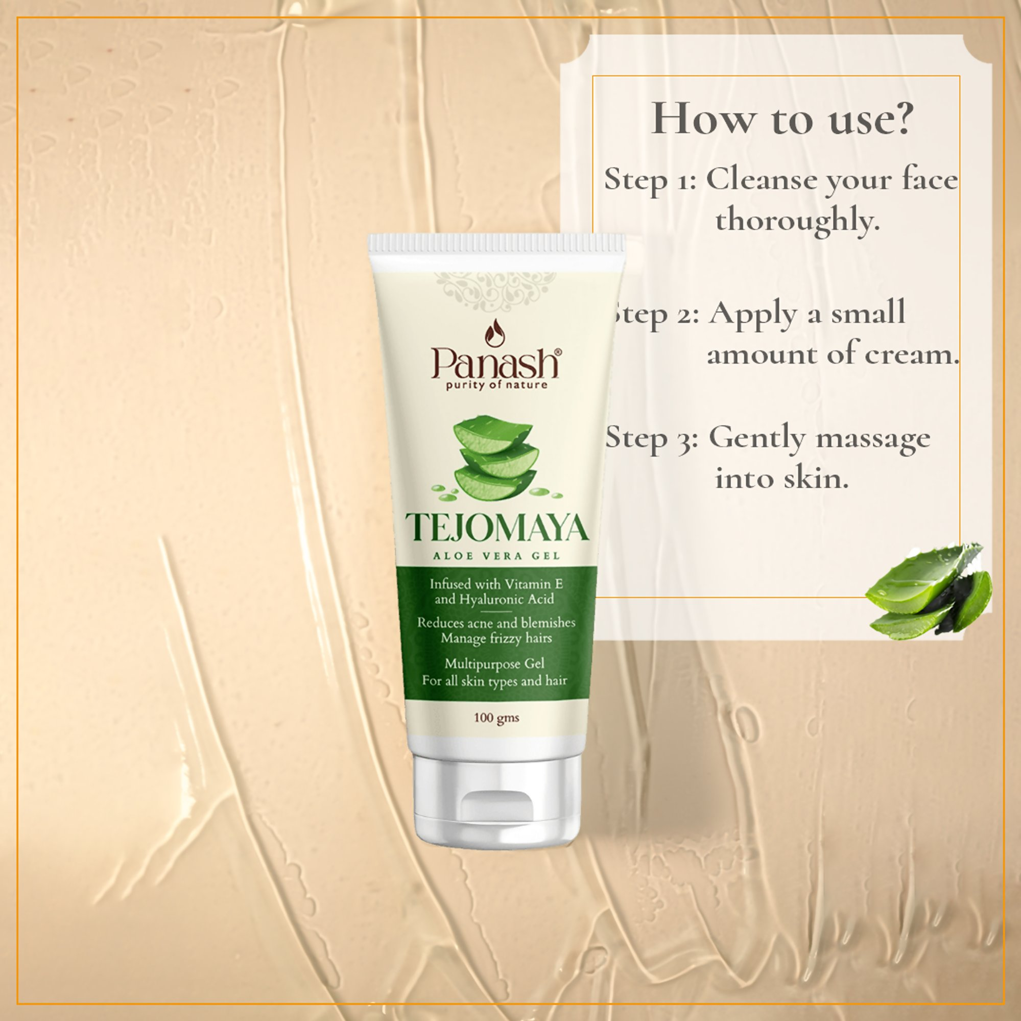 Panash Tejomaya Aloe Vera Gel | Grocsy
