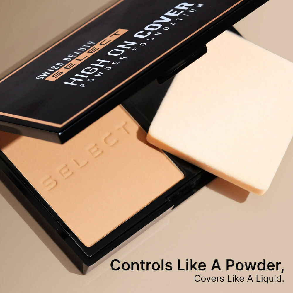 Swiss Beauty Select High On Cover Powder Foundation - 2 Light Natural | Grocsy