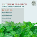 Buddha Natural Peppermint Essential Oil Roll-On | Grocsy