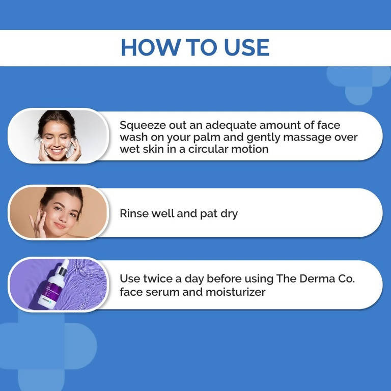 The Derma Co 1% Salicylic Acid Gel Face Wash For Active Acne | Grocsy