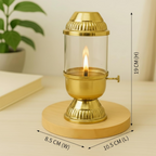 CraftVatika Pure Brass Akhand Diya | Grocsy