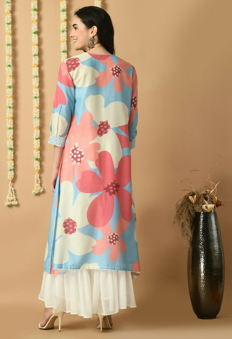 Joban Fashion Print Maslin Kurta Set | Grocsy