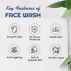 NutriGlow Advanced Organics Derma Repair Face Wash | Grocsy