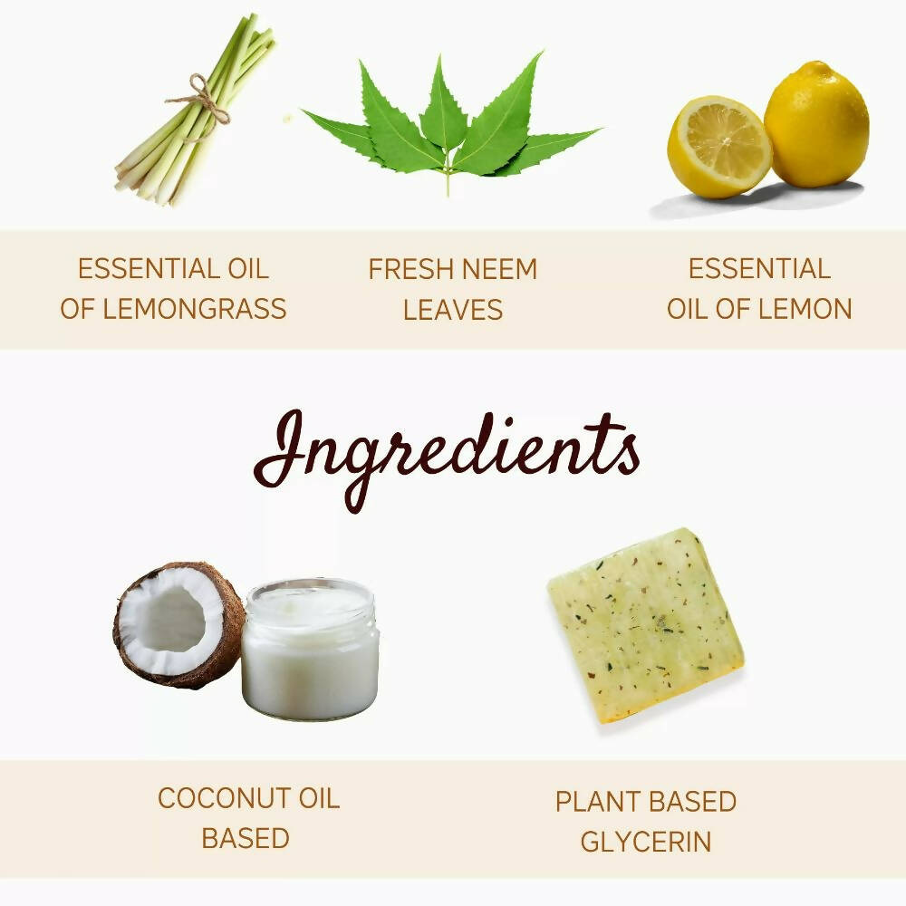 Mitti Se Neem & Lemon Handcrafted Soap | Grocsy