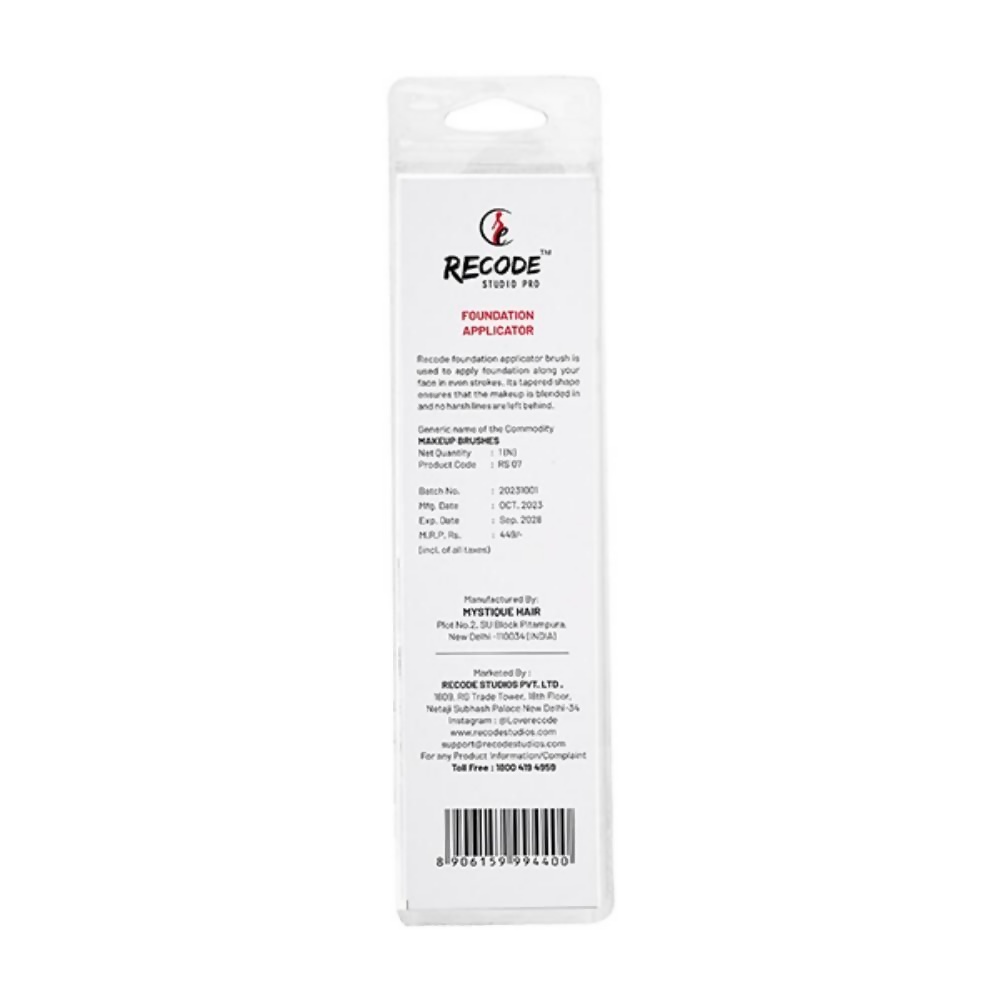 Recode Tapered Foundation Brush - RS 07 | Grocsy