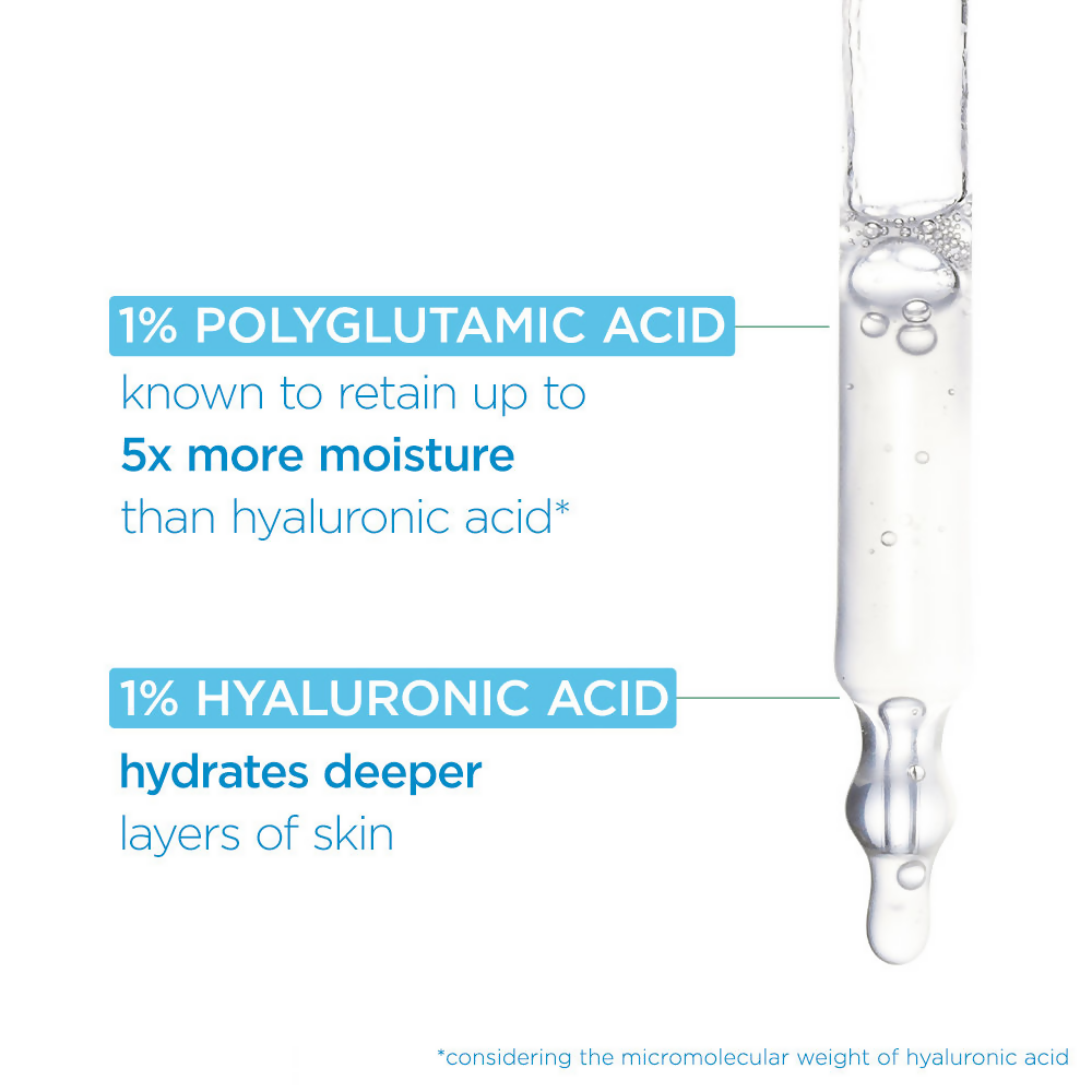 Simple 2% Hyaluronic Acid + Polyglutamic Acid Booster Serum | Grocsy