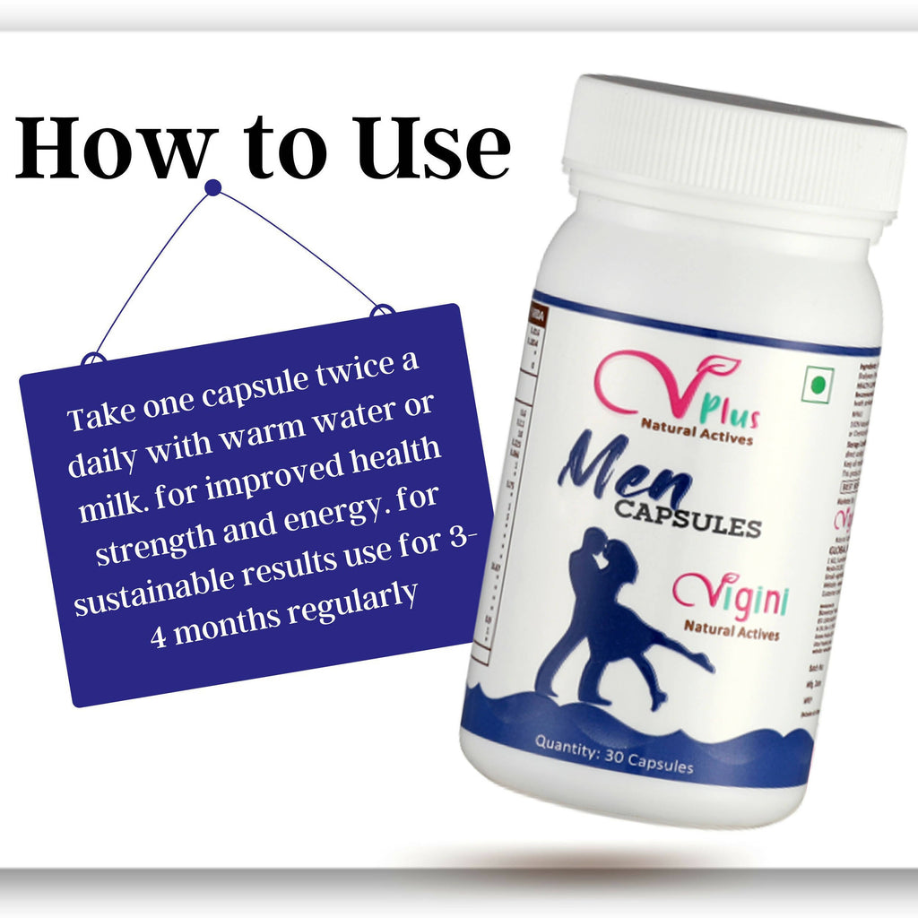 Vigini Natural Actives Men Capsules for Vitality Booster | Grocsy