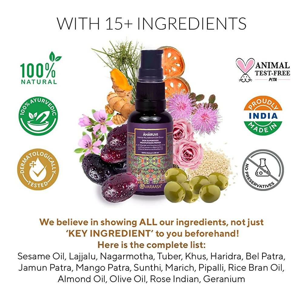 Varaasa Aharuvi Intense Nourishment Skin Drops | Grocsy