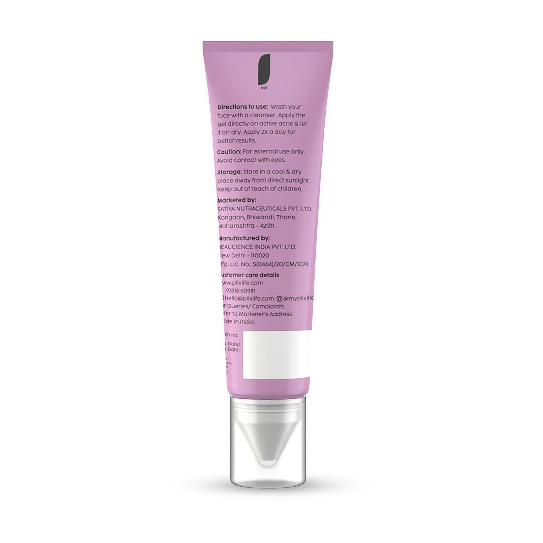 PLIX The Plant Fix Jamun Acne Spot Corrector Gel For Reducing Active Acne | Grocsy