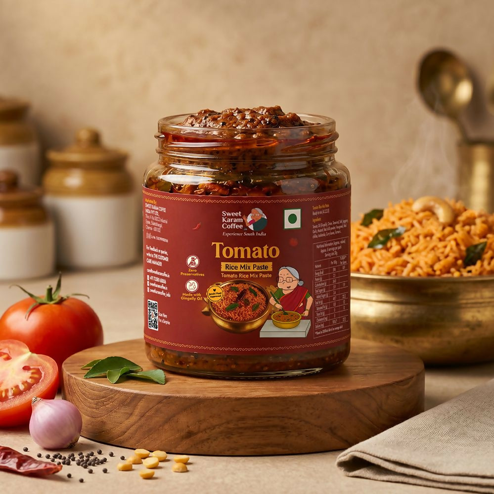 Sweet Karam Coffee Tomato Rice Mix Paste | Grocsy