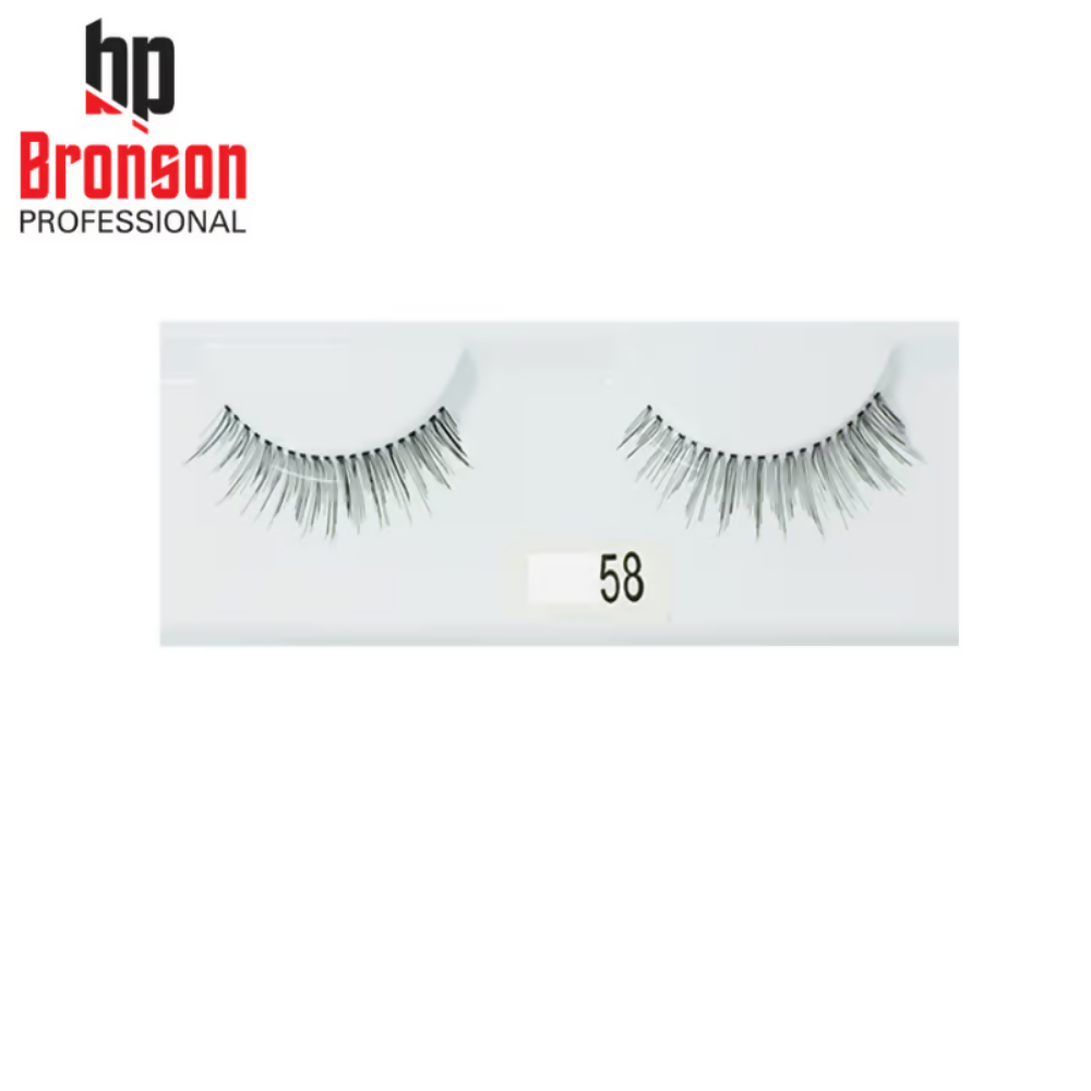 Bronson Professional Synthetic Hair and Lightweight Long Natural Look False Eyelashes - 58 | Grocsy