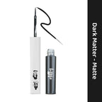 Elitty Black Pop Color Matte Finish Liquid Eyeliner - Dark Matter-Black | Grocsy