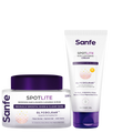 Sanfe 2 Steps Body Care Spotlite Kit For Dark & Tanned Neck | Grocsy