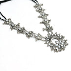 Mominos Fashion Johar Kamal Women Silver-Plated Brass Finish Rani Haar Statement Necklace | Grocsy