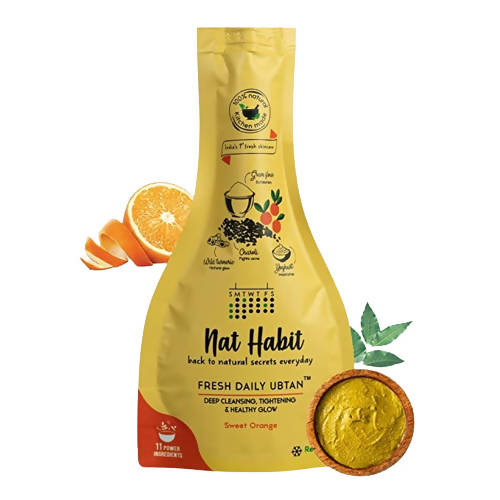 Nat Habit Sweet Orange Fresh Daily Ubtan | Grocsy