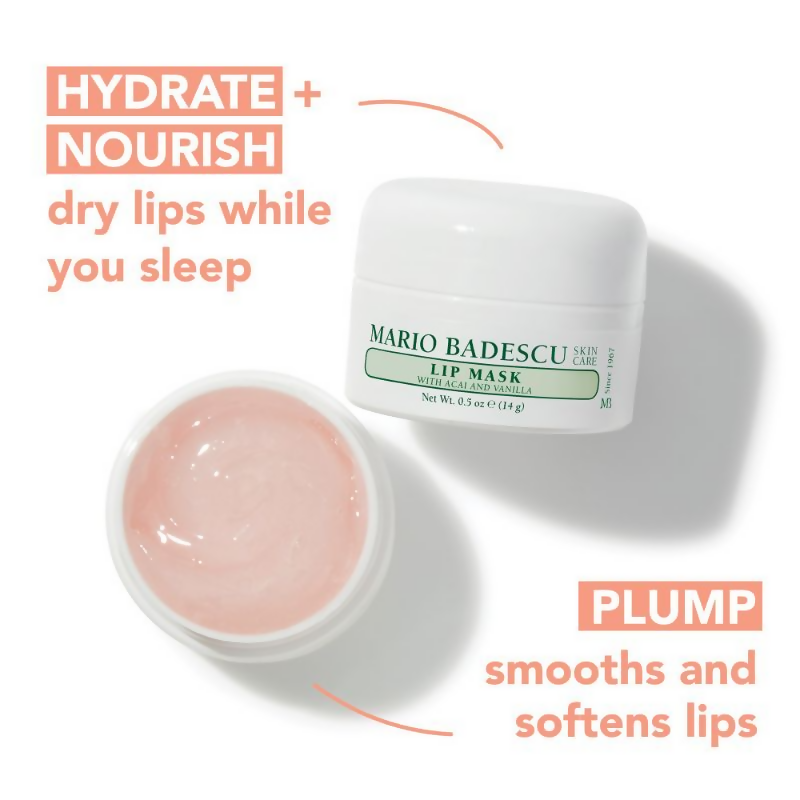 Mario Badescu Lip Mask With Acai And Vanilla | Grocsy