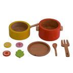 Nesta Toys Wooden Gas Stove and Cooking Set For Kids | Grocsy