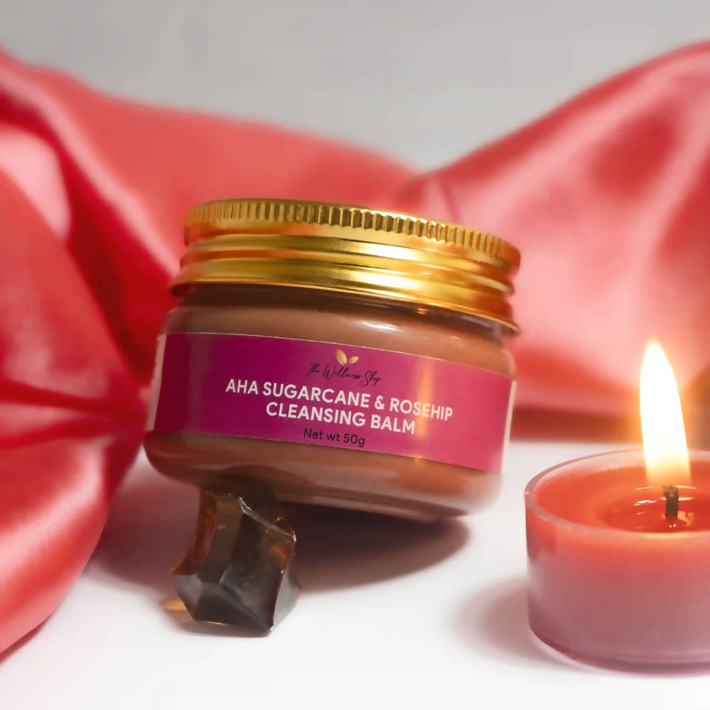 The Wellness Shop Aha Sugarcane And Rosehip Cleansing Balm | Grocsy