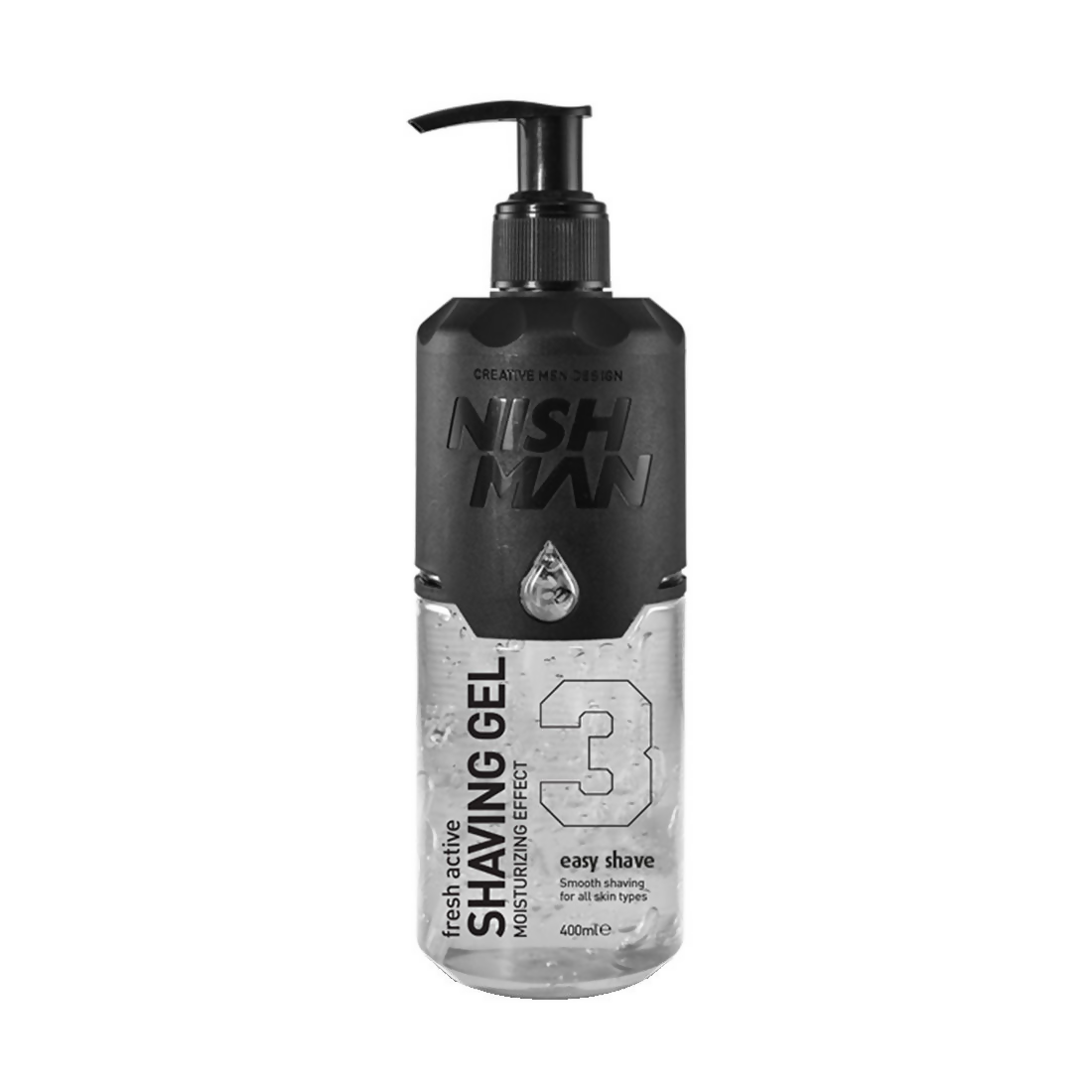 NishMan Fresh Active Easy Shave Shaving Gel Moisturizing Effect | Grocsy