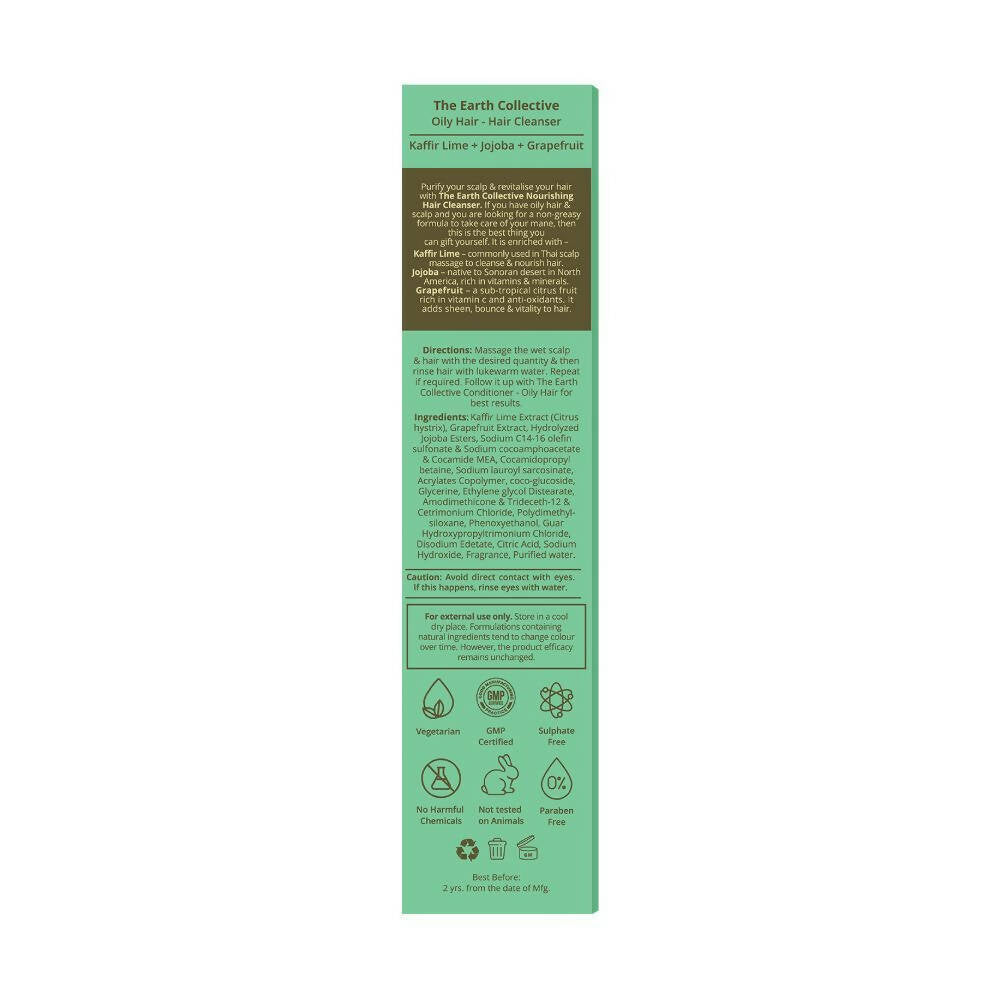The Earth Collective Hair Cleanser - Oily Hair- Shampoo | Grocsy