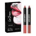 Love Earth Lip Crayon Non-Transfer Lipstick - Nudes | Grocsy