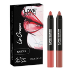 Love Earth Lip Crayon Non-Transfer Lipstick - Nudes | Grocsy