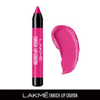 Lakme Enrich Lip Crayon - Pink Burst | Grocsy