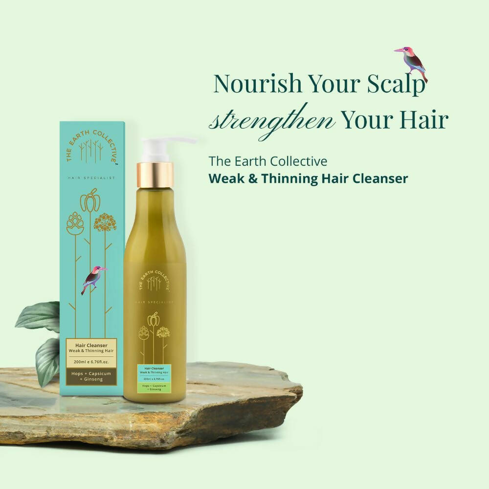 The Earth Collective Hair Cleanser - Weak & Thinning Hair | Grocsy