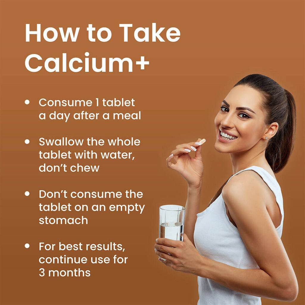 Dr. Morepen Calcium+ Advanced Tablets with Vitamin - D2, Magnesium & Zinc | Grocsy