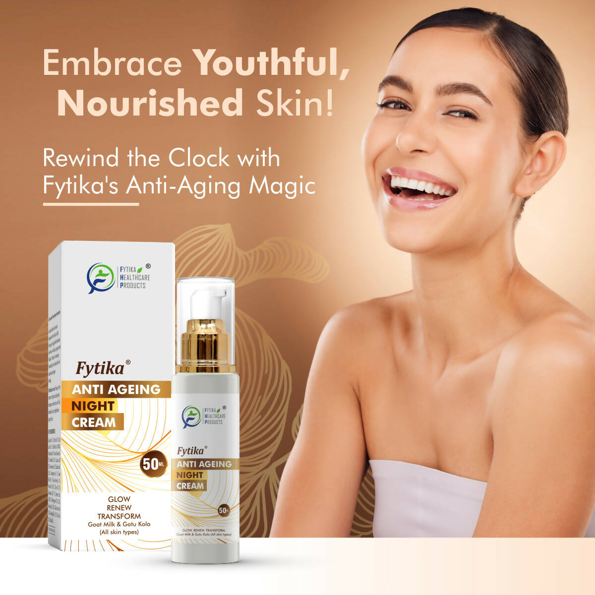 Fytika Anti-Aging Night Cream with Gotu Kola, Saffron and Lotus Flower Extract | Grocsy