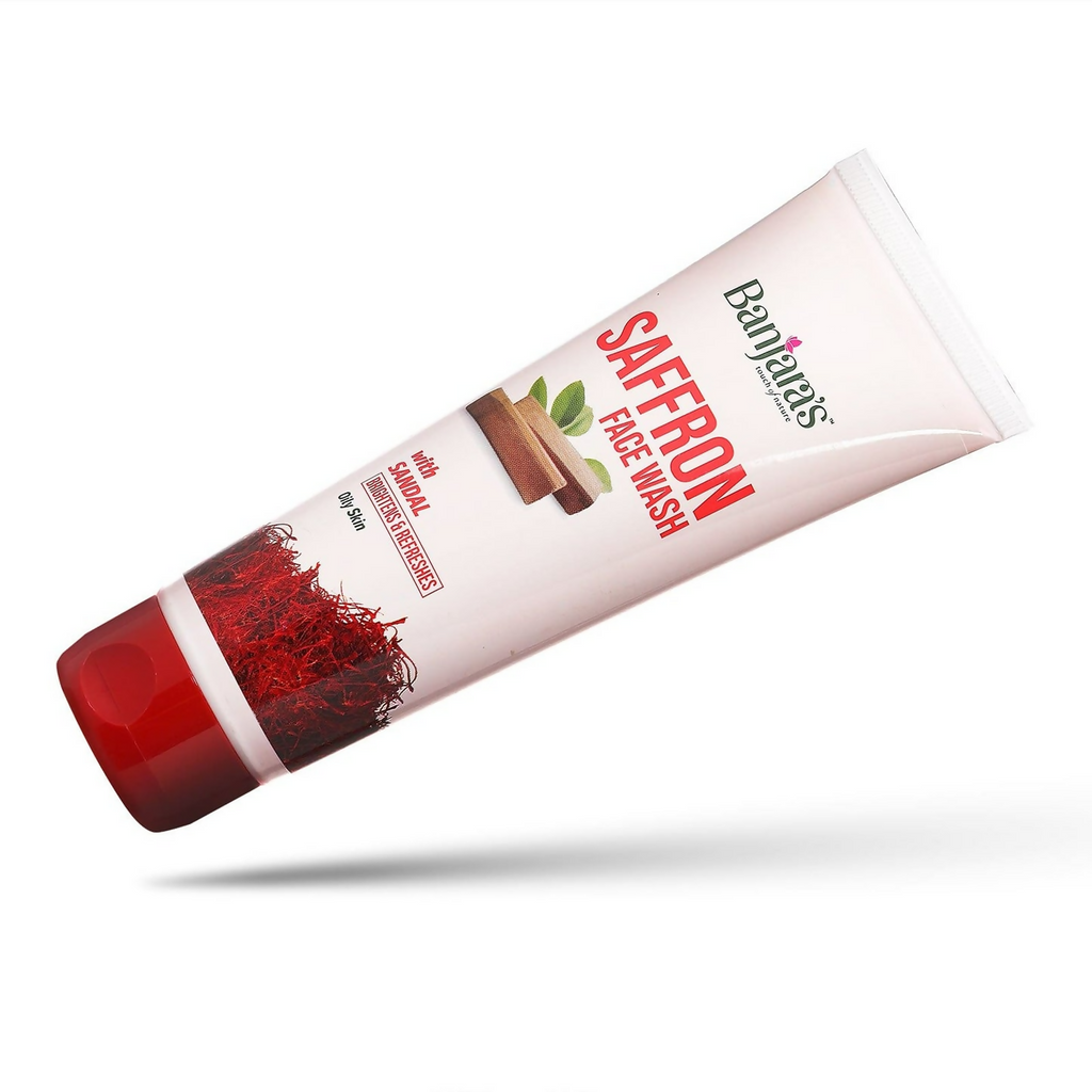 Banjara's Saffron Face Wash with Sandal | Grocsy