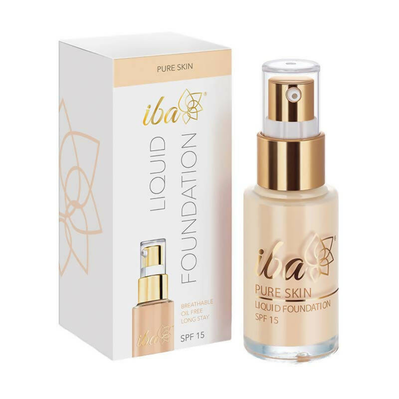 Iba Pure Skin Liquid Foundation SPF 15 - Snow White | Grocsy