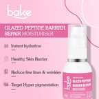 Bake Super Glow+ Glazed Peptide Barrier Repair Moisturizer | Grocsy
