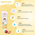 Pigeon Strawberry Toothpaste for Kids | Grocsy