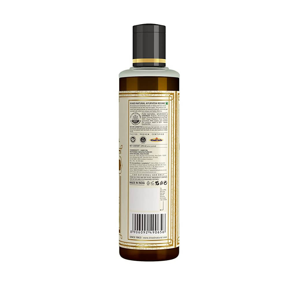 Khadi Natural Rosemary & Henna Hair Oil Paraben and Mineral Oil Free | Grocsy