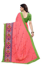 Vamika Peach Chiffon Emboridered Saree (SUIDHAGA PEACH) | Grocsy