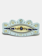 NVR Women & Men Set of 2 Blue Evil Eye Beaded Bhaiya Bhabhi Rakhi With Roli Chawal | Grocsy