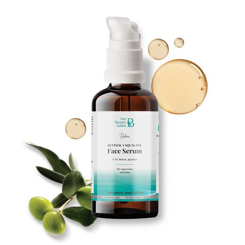 The Beauty Sailor Retinol + Squalane Face Serum | Grocsy