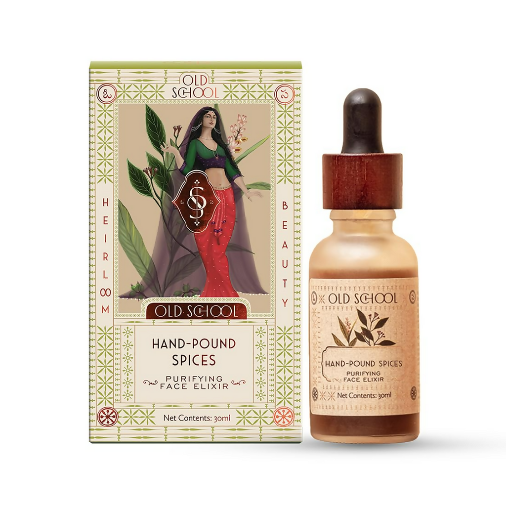 Old School Rituals Hand-Pound Spices Purifying Face Elixir | Grocsy