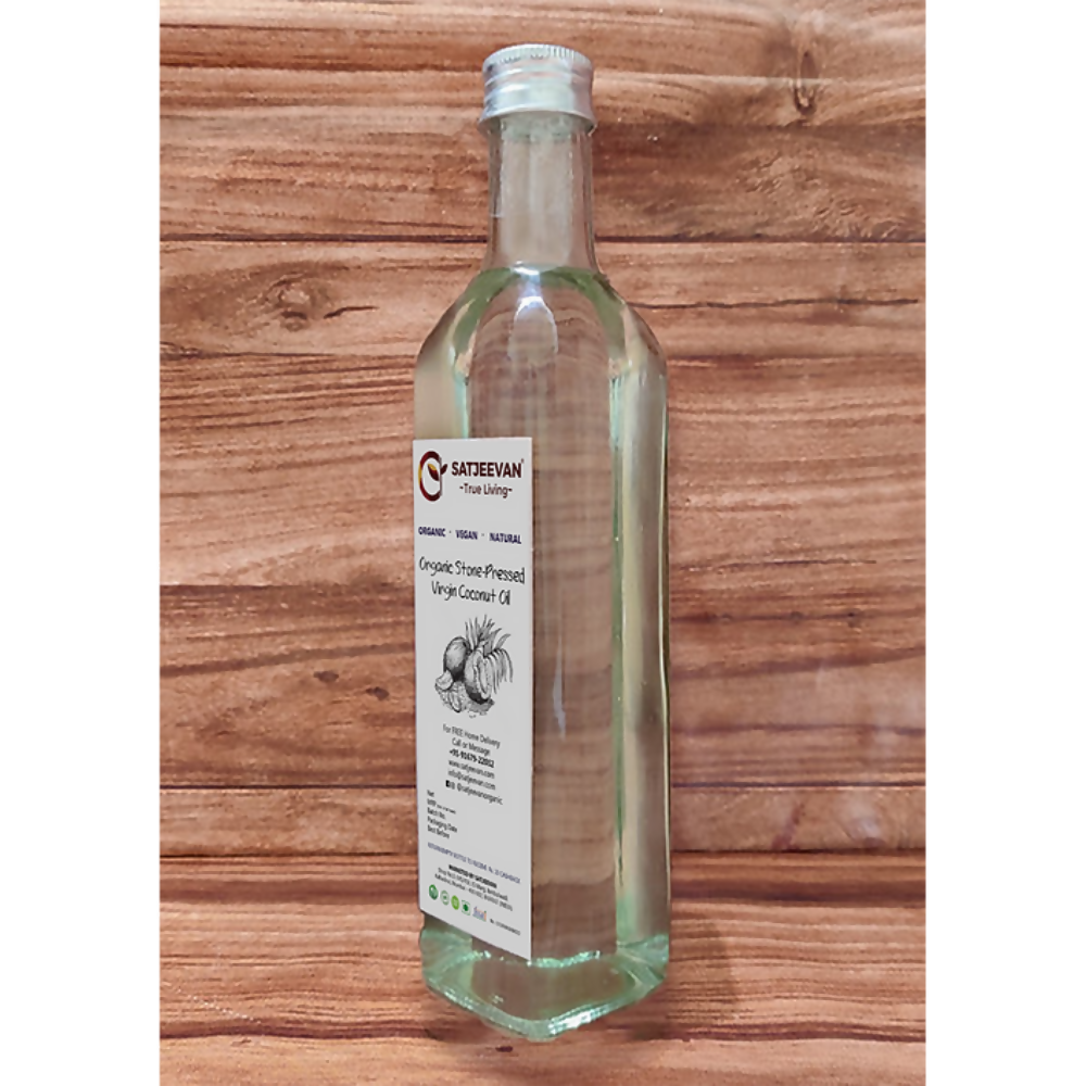 Satjeevan Organic Stone-Pressed Virgin Coconut Oil | Grocsy