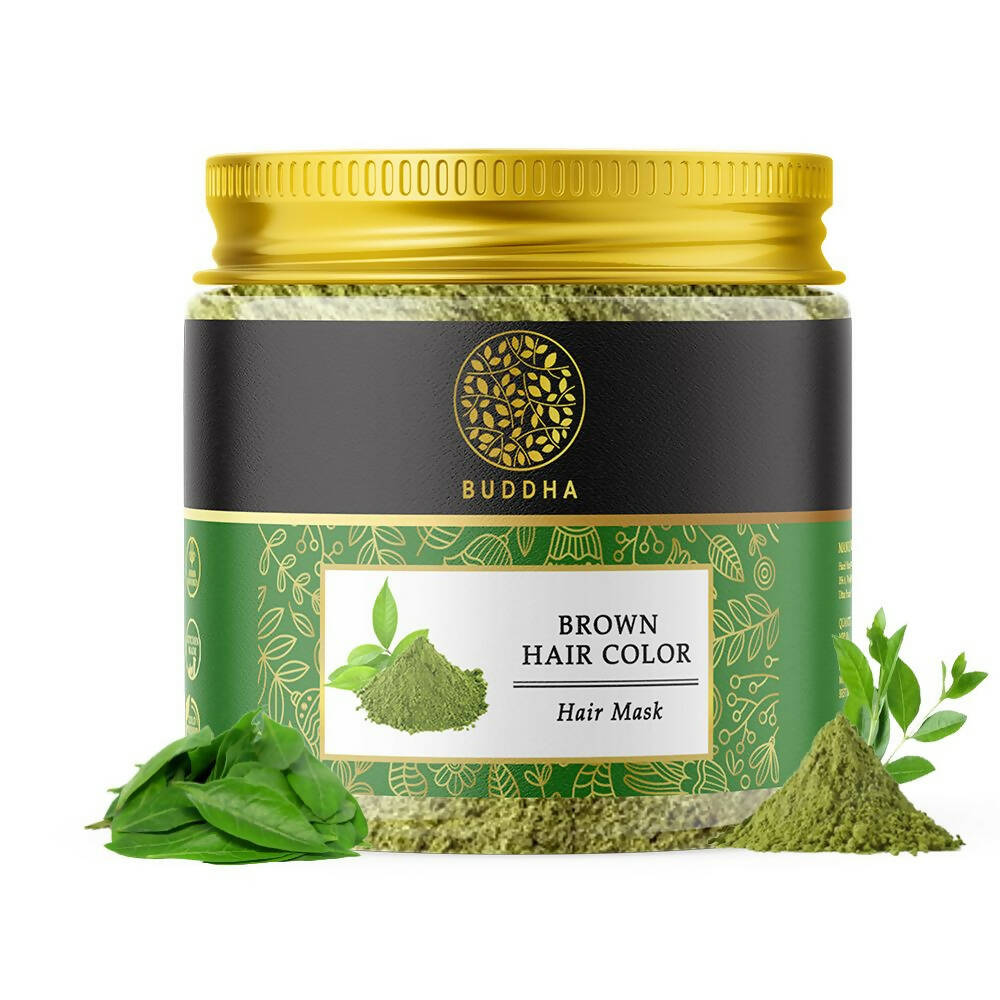 Buddha Natural Brown Hair Color- 100% Pure - Coloured Healthy Hair | Grocsy