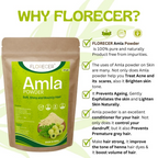 Florecer Amla Powder For Hair | Grocsy