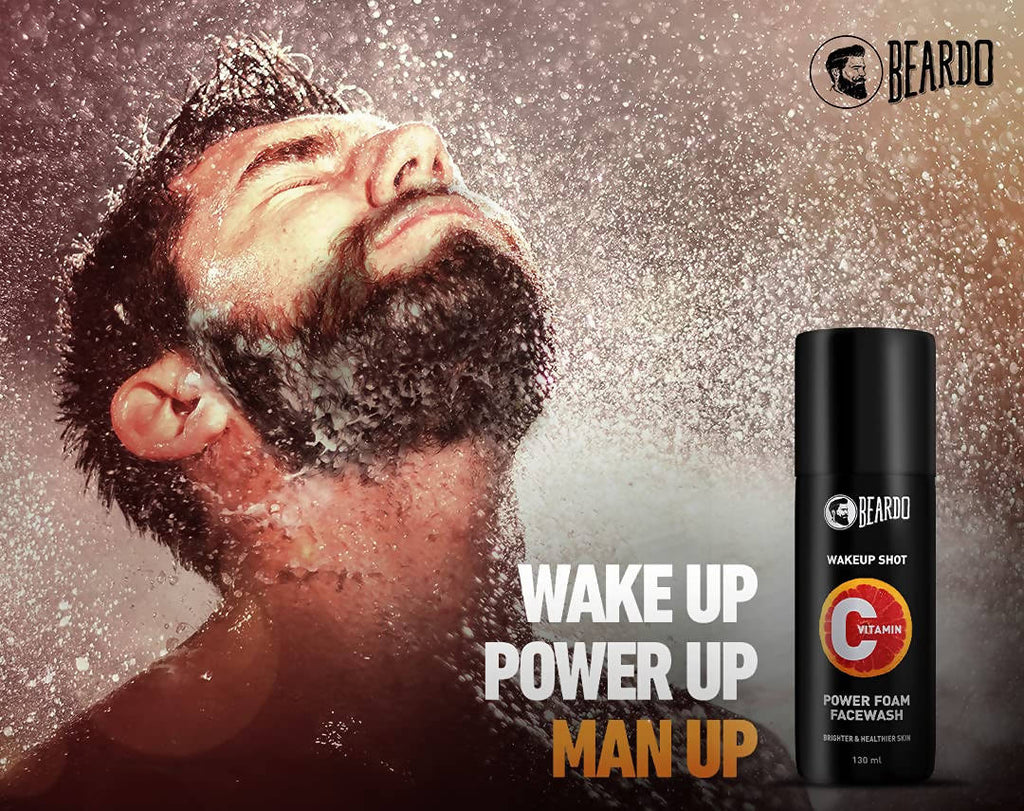 Beardo Vit-C Power-Foam Facewash | Grocsy