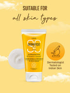 Dermafique Sun Defense Gel Creme SPF 30 Sunscreen, Prevents Tanning And Pigmentation | Grocsy