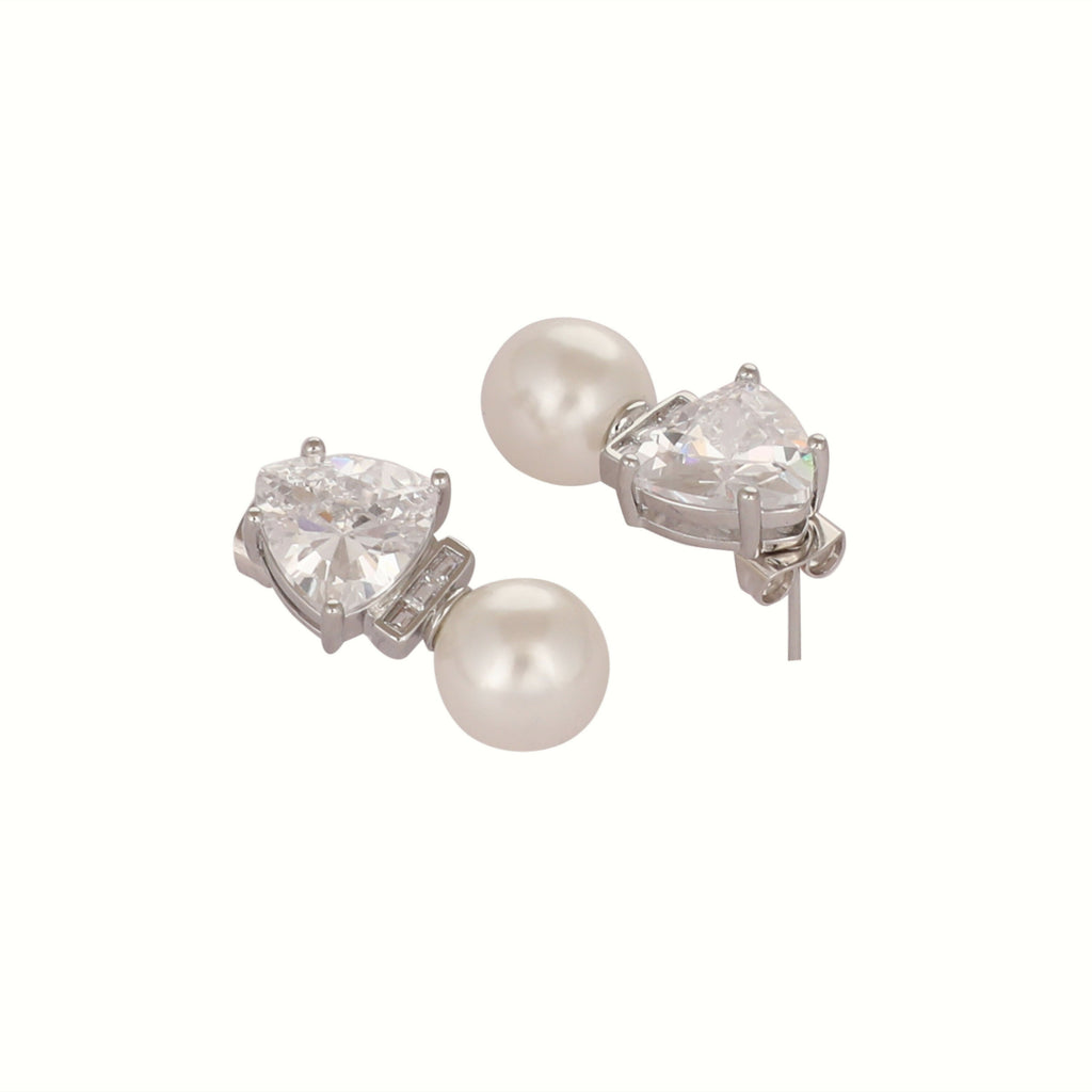 Nuyug Pearl Elegance Anti Tarnish Studs | Grocsy