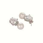 Nuyug Pearl Elegance Anti Tarnish Studs | Grocsy